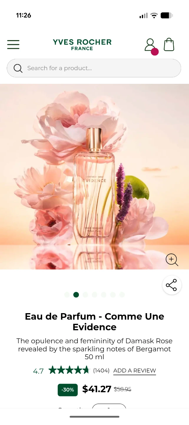 Yves Rocher Eau de Parfum Comme Une Evidence 1.6 fl. oz. - photo 3