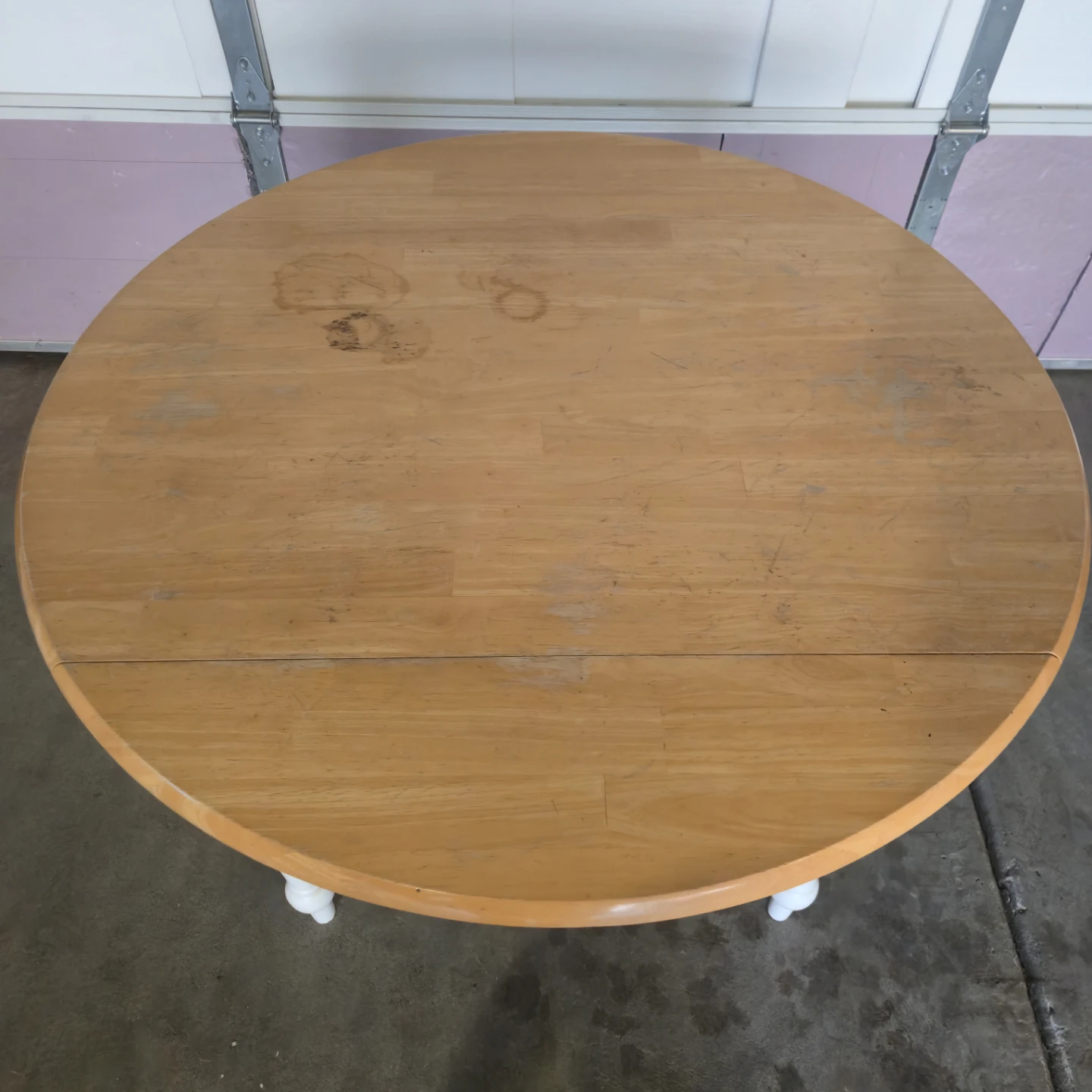 Drop Leaf Round Dining Table - photo 3