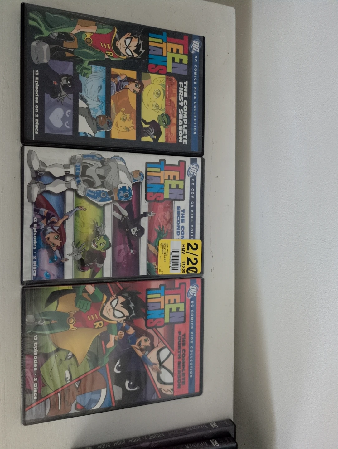 Teen Titans: The Complete First, Second and Fourth Seasons DVDs