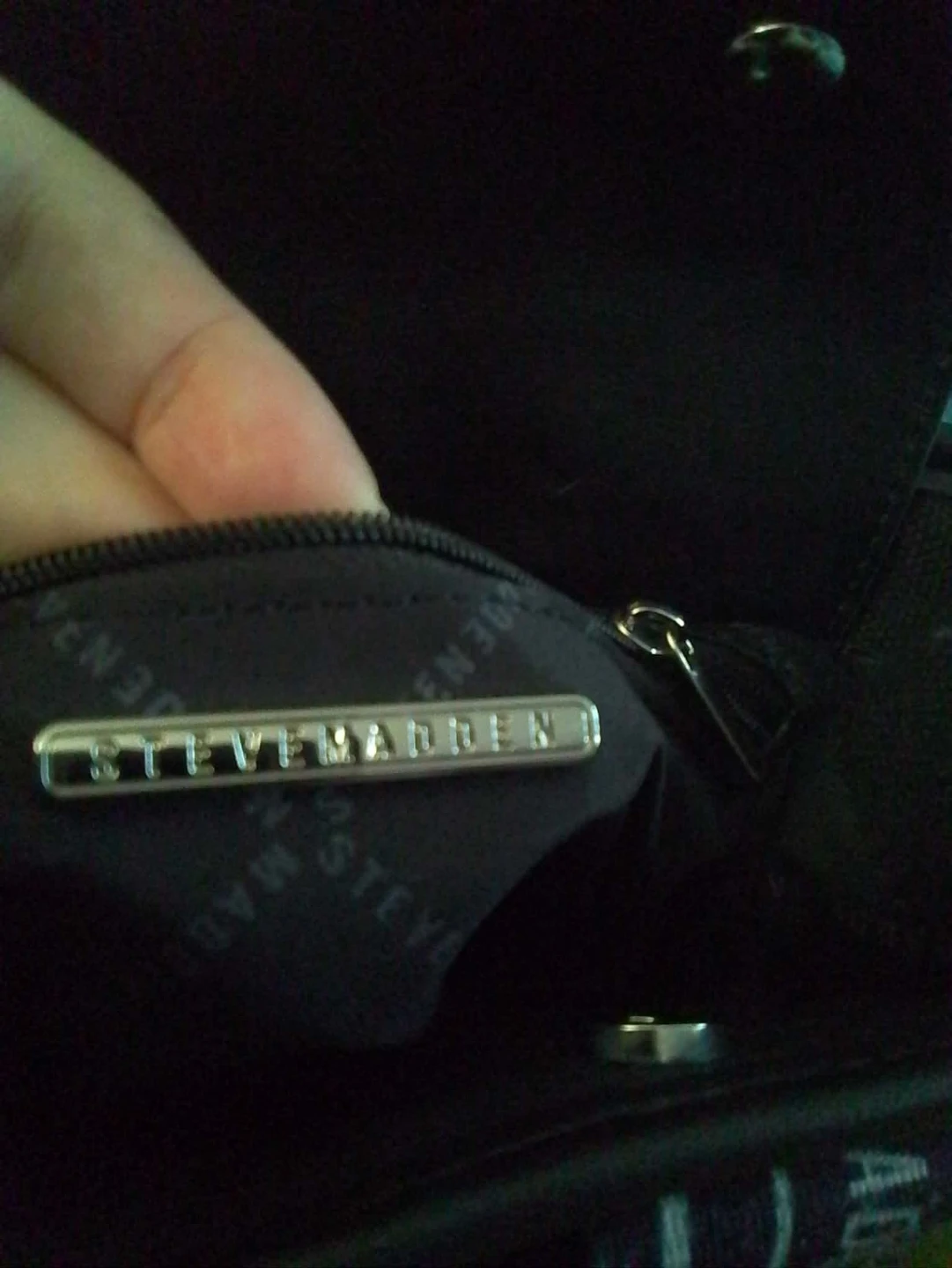 Steve Madden Canvas Black Bag - photo 3
