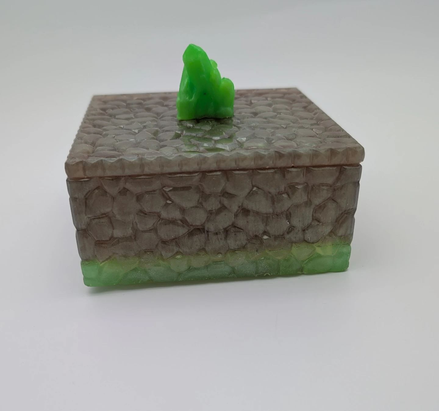 Resin Minecraft-themed Trinket Box
