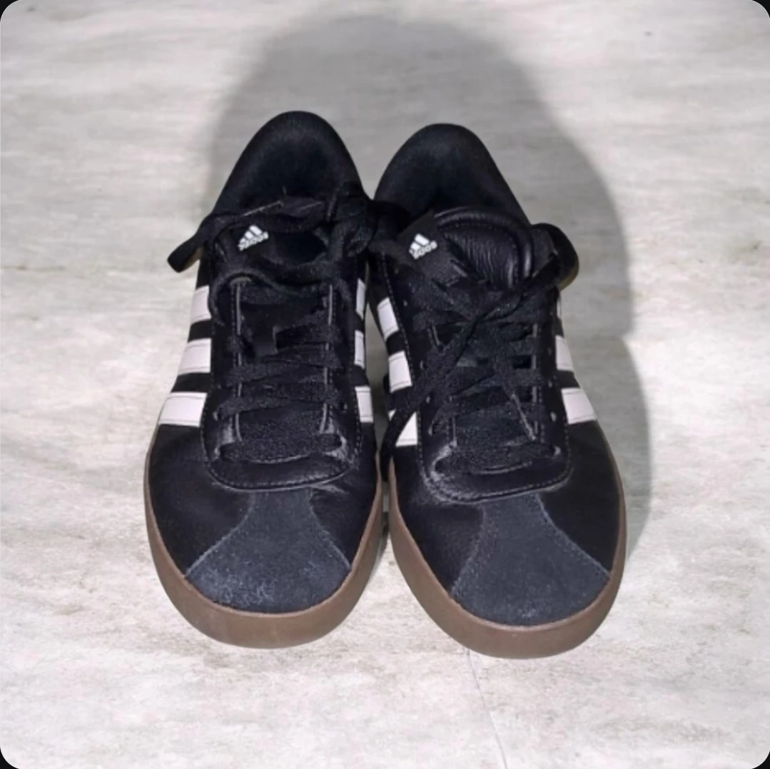 Adidas Black Sneakers -size 7.5