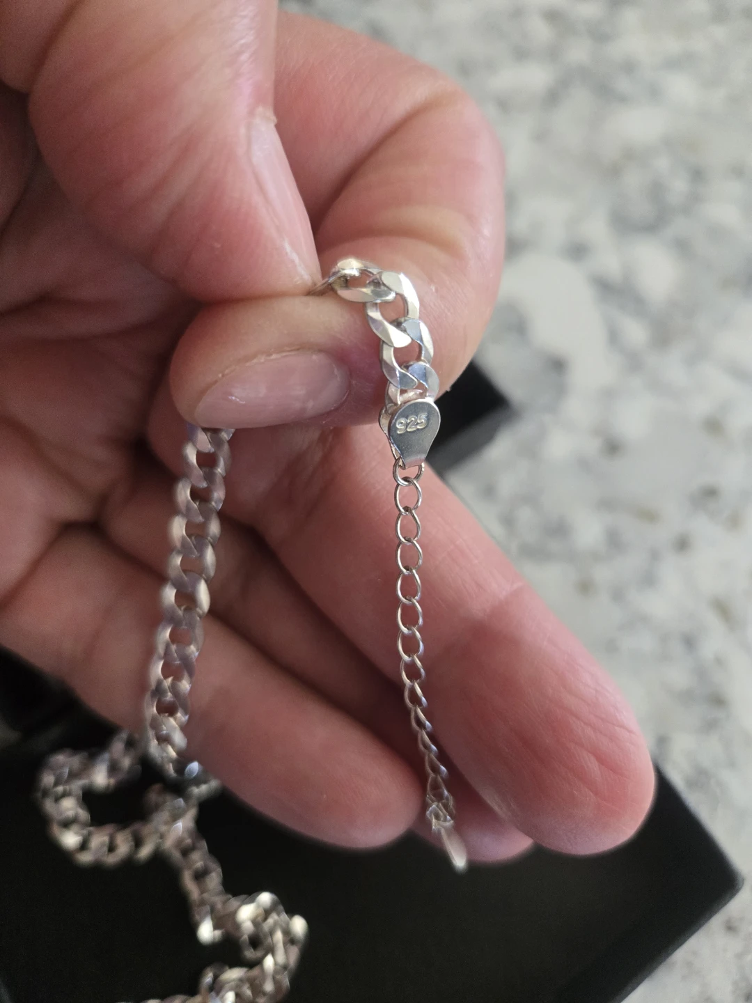 Sterling Silver Chain Necklace 14" - photo 2