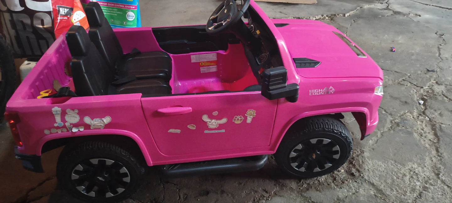 Kids Ride-On Truck - Pink - photo 2
