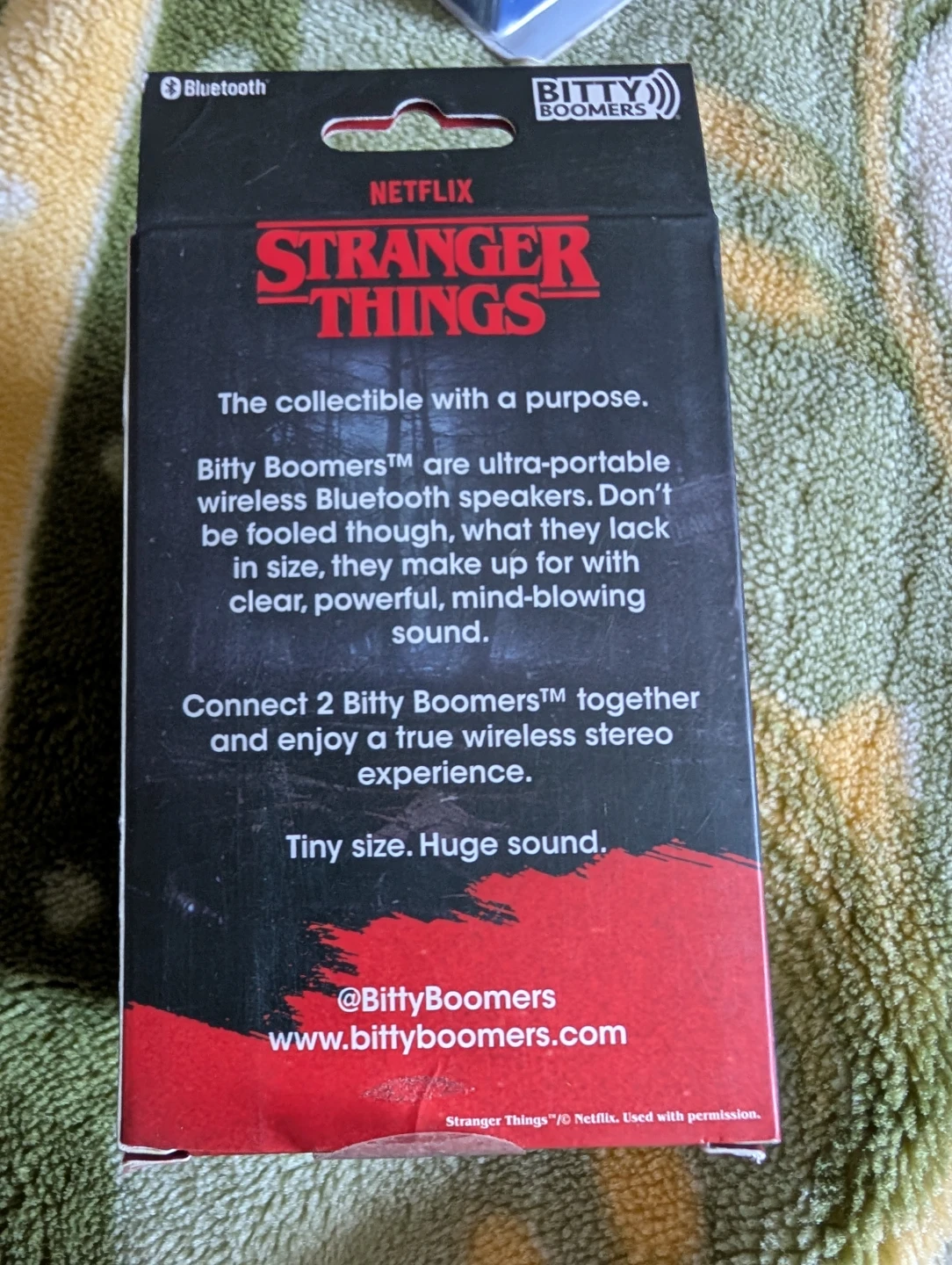 Stranger Things Bitty Boomers Collectible Bluetooth Speaker - photo 2
