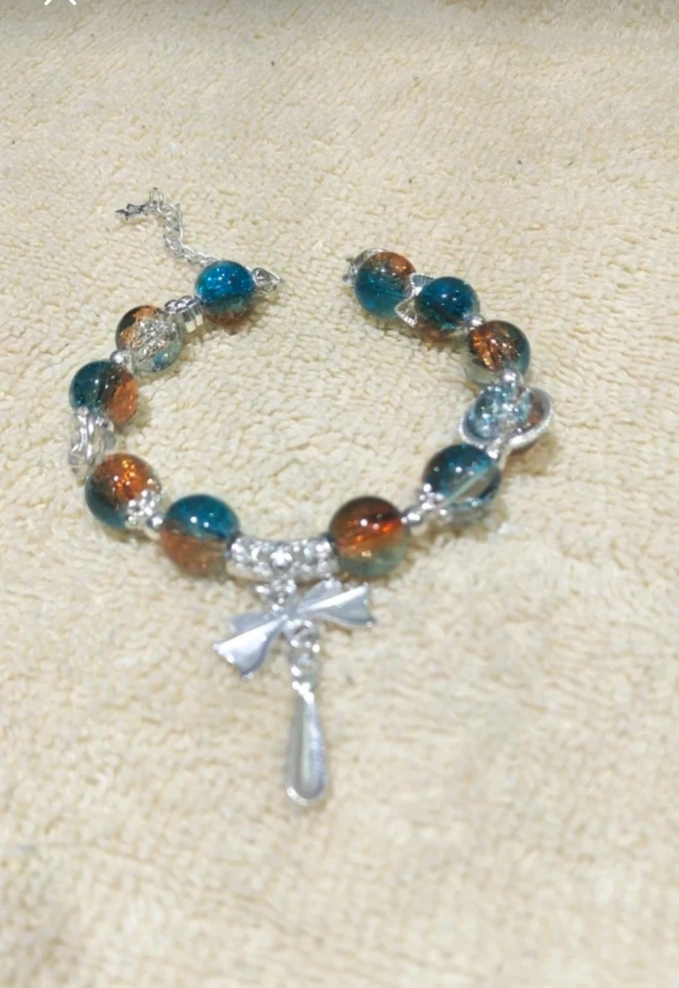 Beaded Bracelet with Charm - photo 2