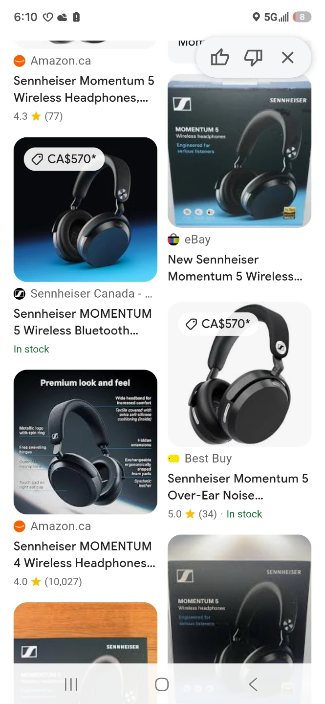 Sennheiser Momentum 5 Wireless Headphones - photo 2