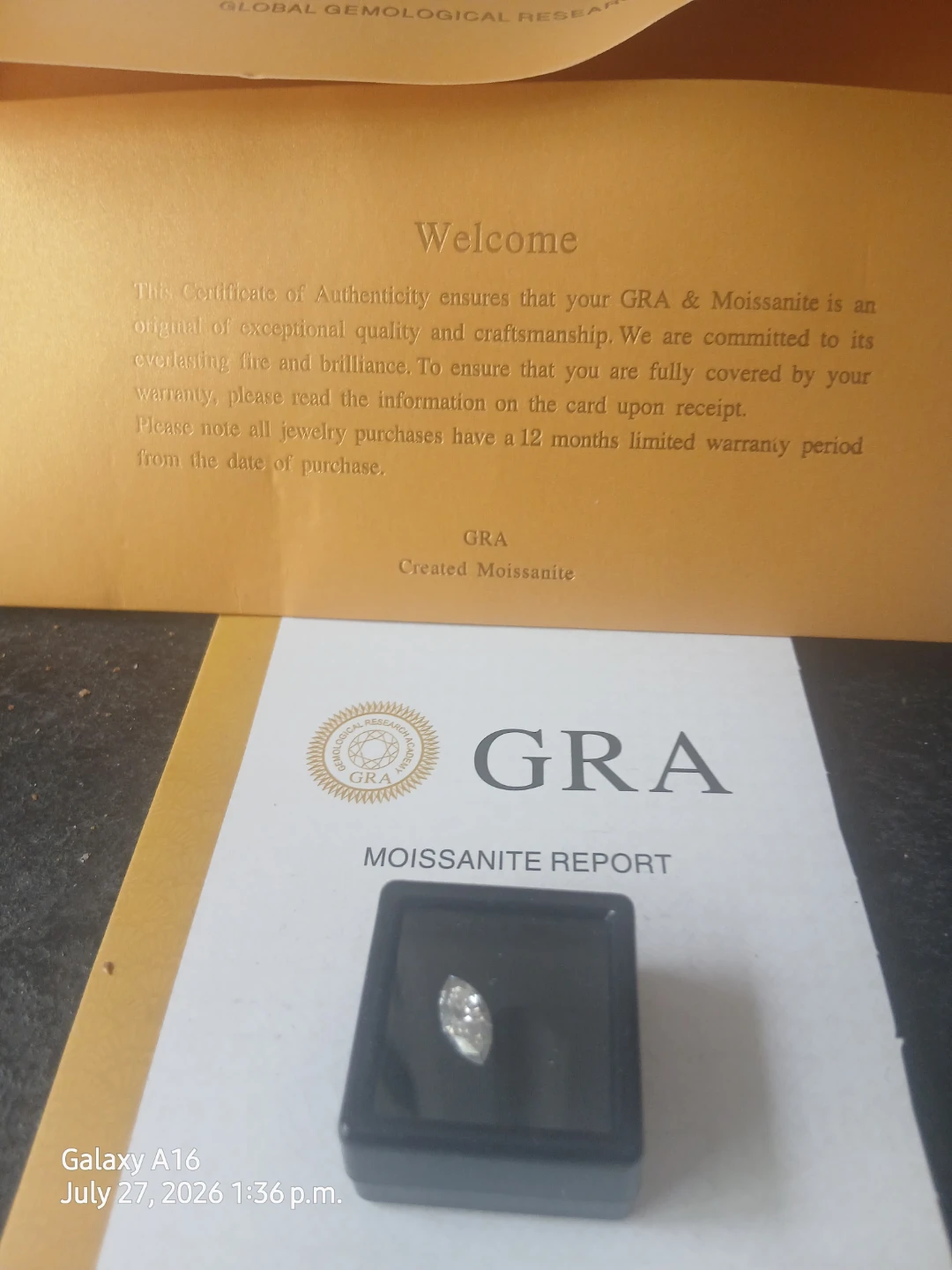 GRA Marquise Cut Moissanite Diamond 1.0 Carat - photo 3