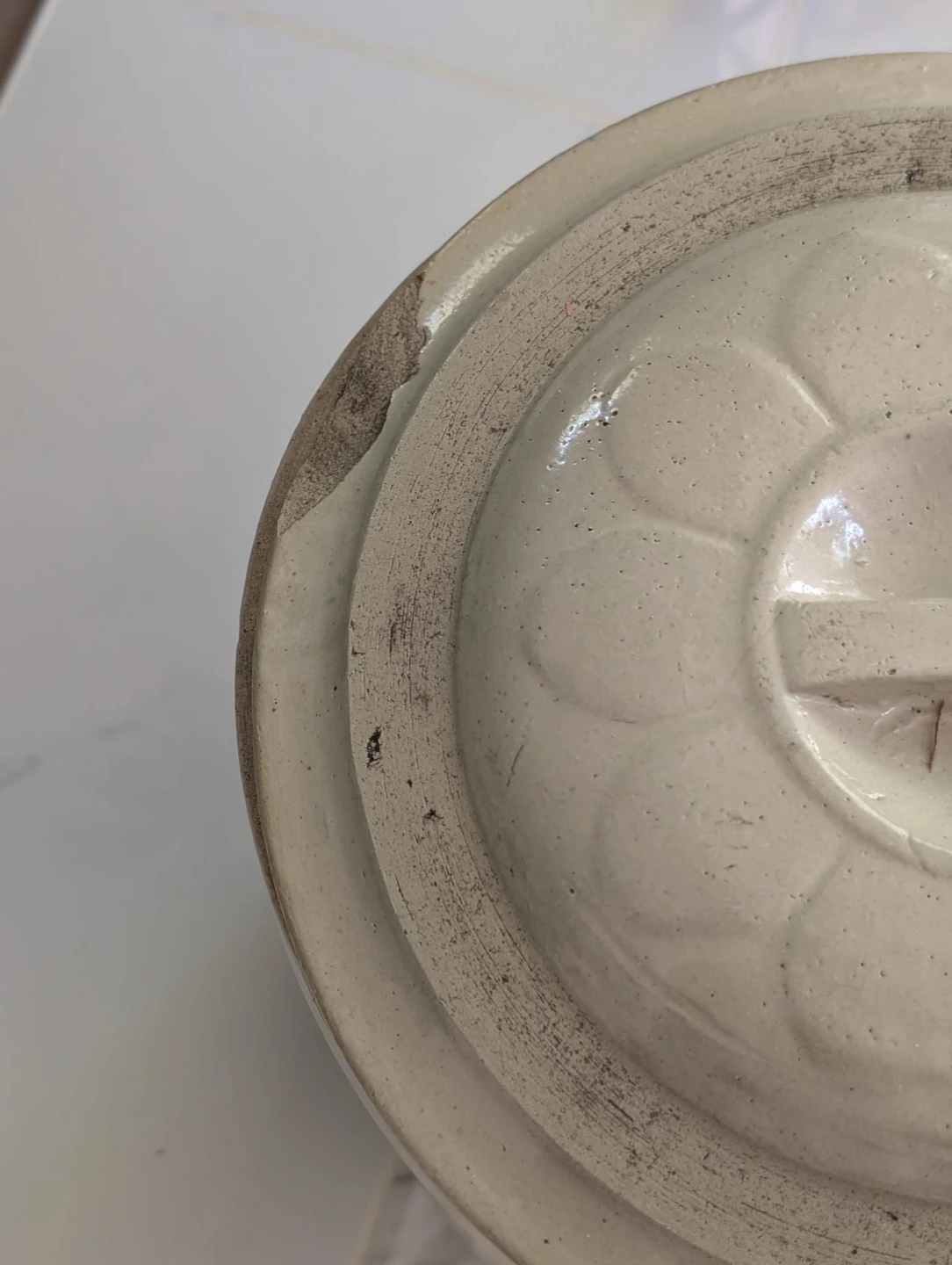 Robinson Ransbottom 3 gallon crock pottery with lid - photo 5