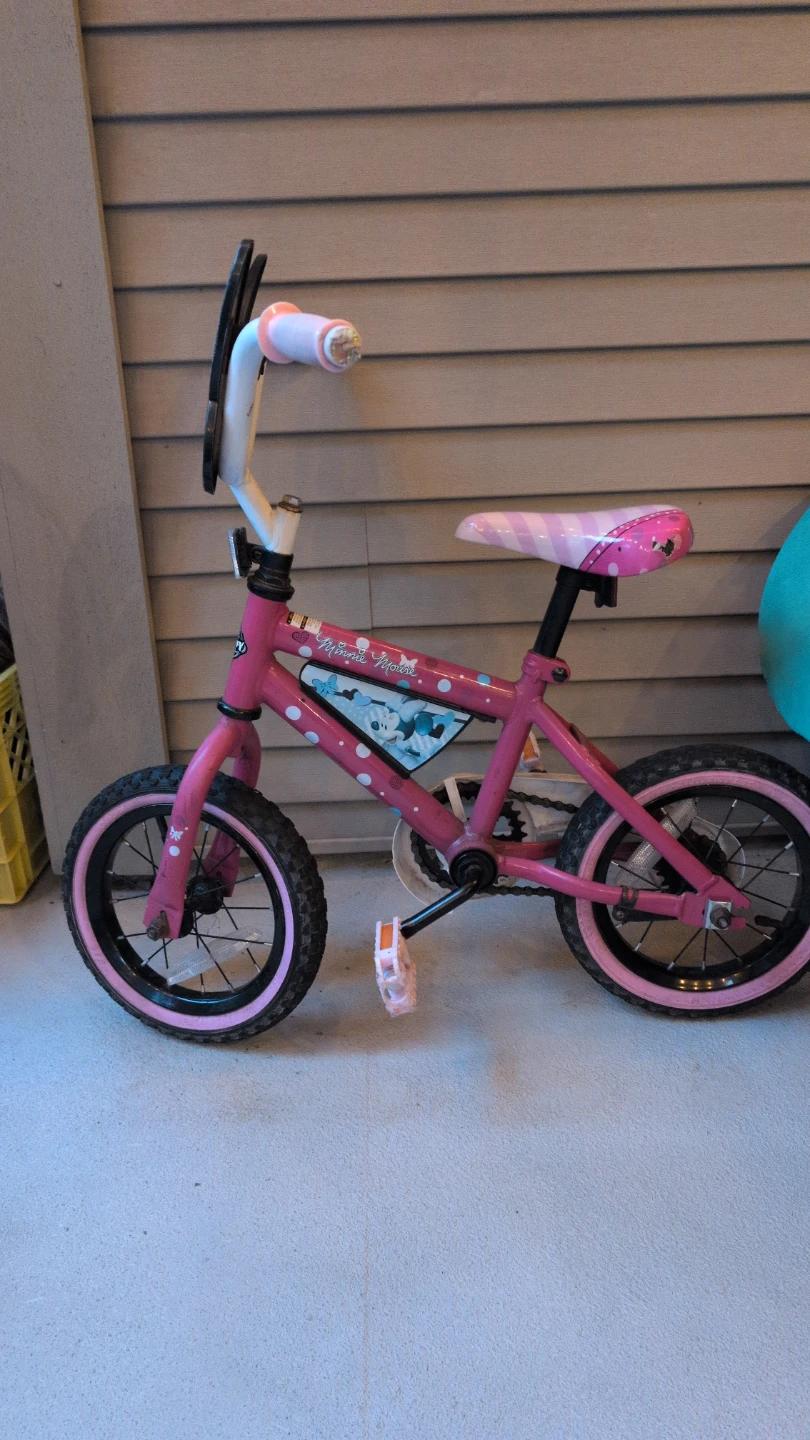 Pink Minnie Mouse Kids Bike