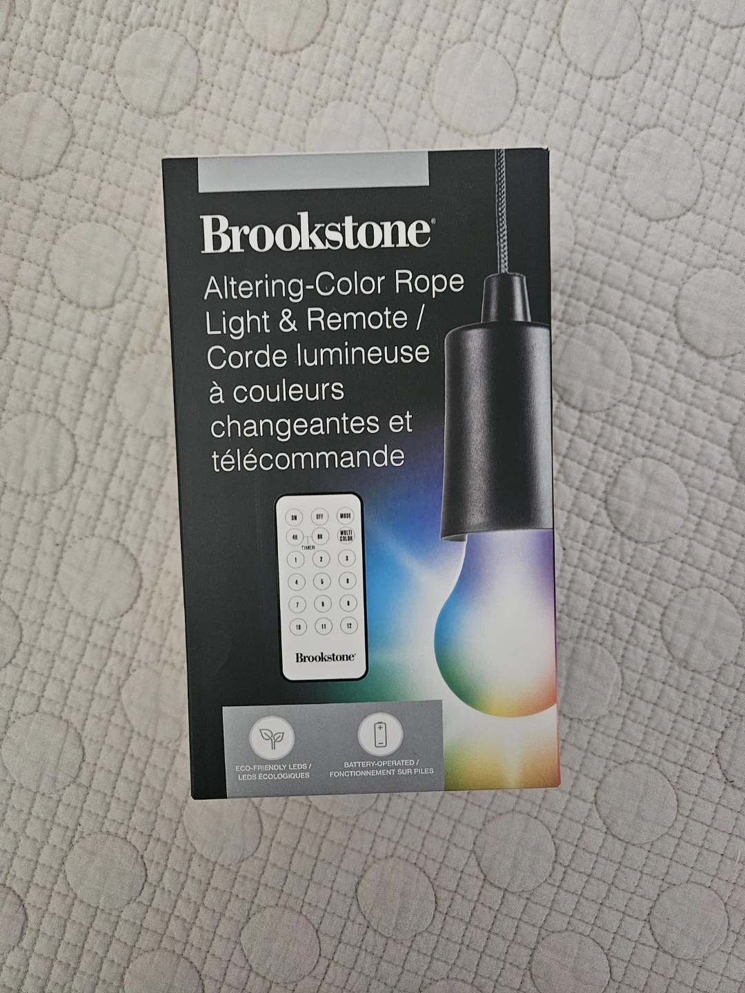 Brookstone Altering-Color Rope Light & Remote