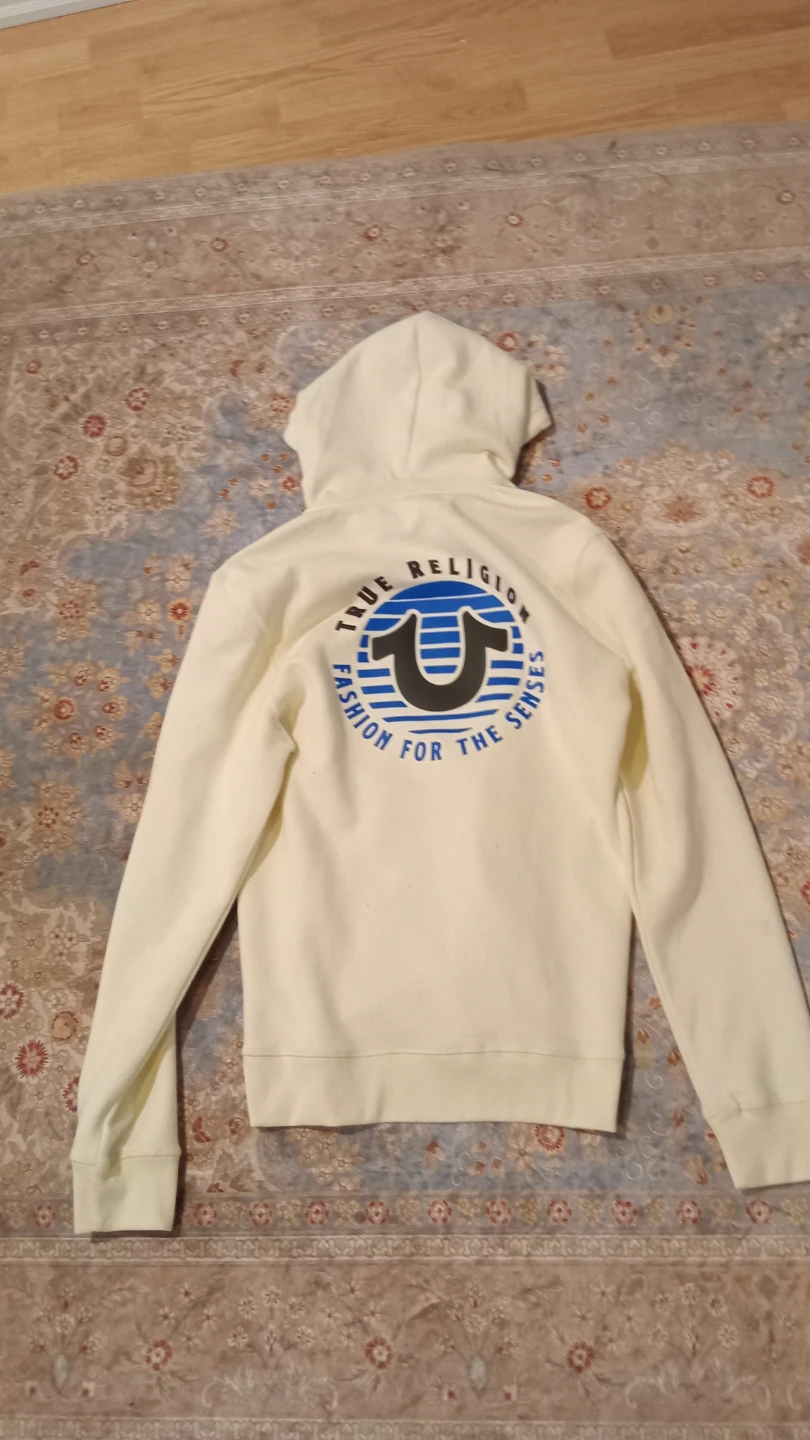 True Religion Cream Hoodie