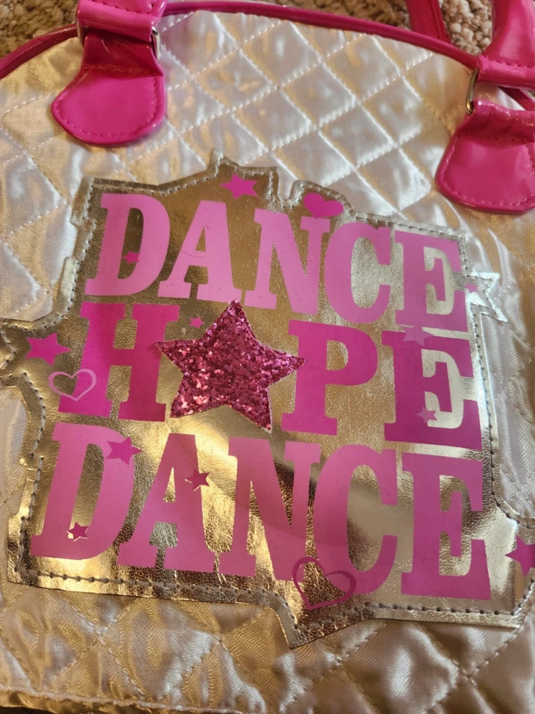 Quilted Dance Bag with Pink Accents - photo 2