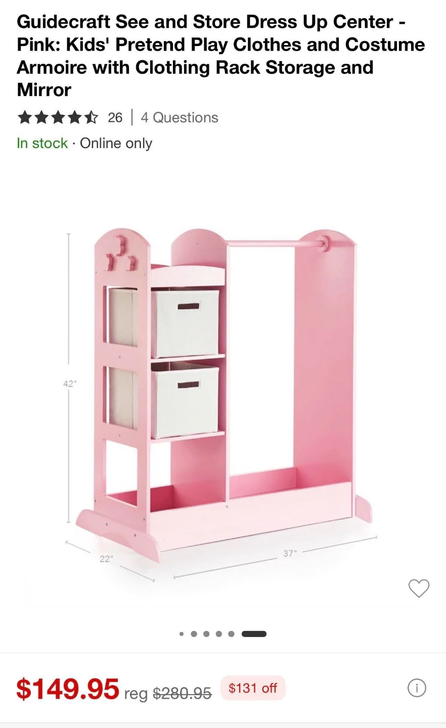 Kids play clothes and costume rack - photo 2
