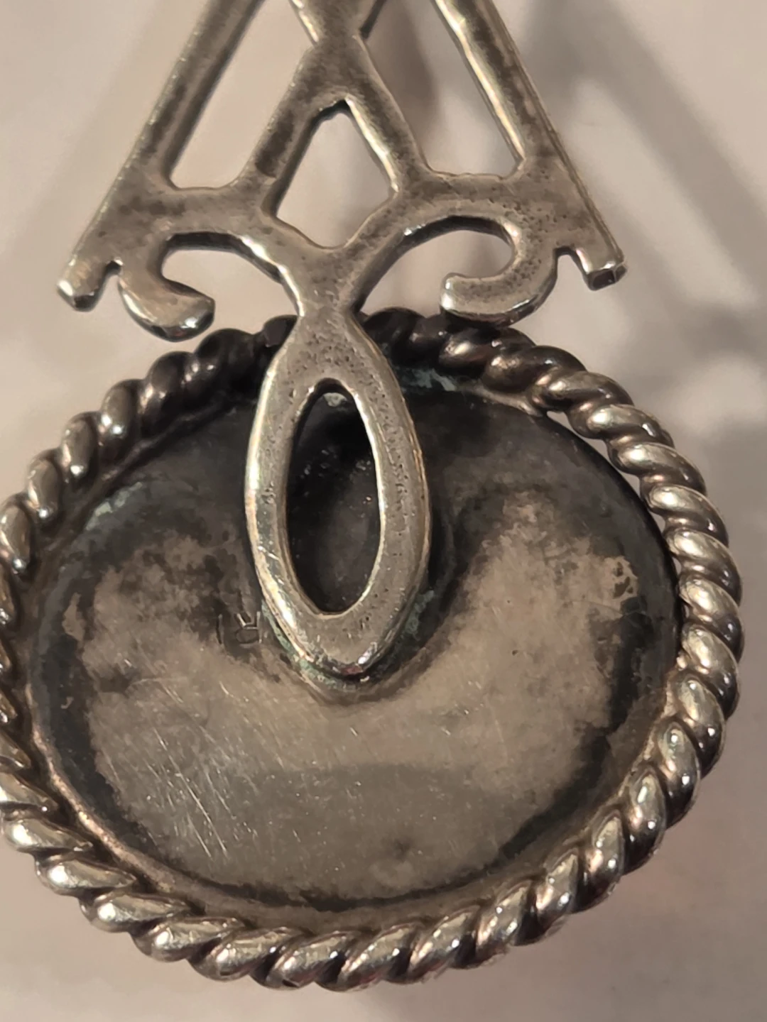 Silver  925 Amber Pendant Necklace - photo 4