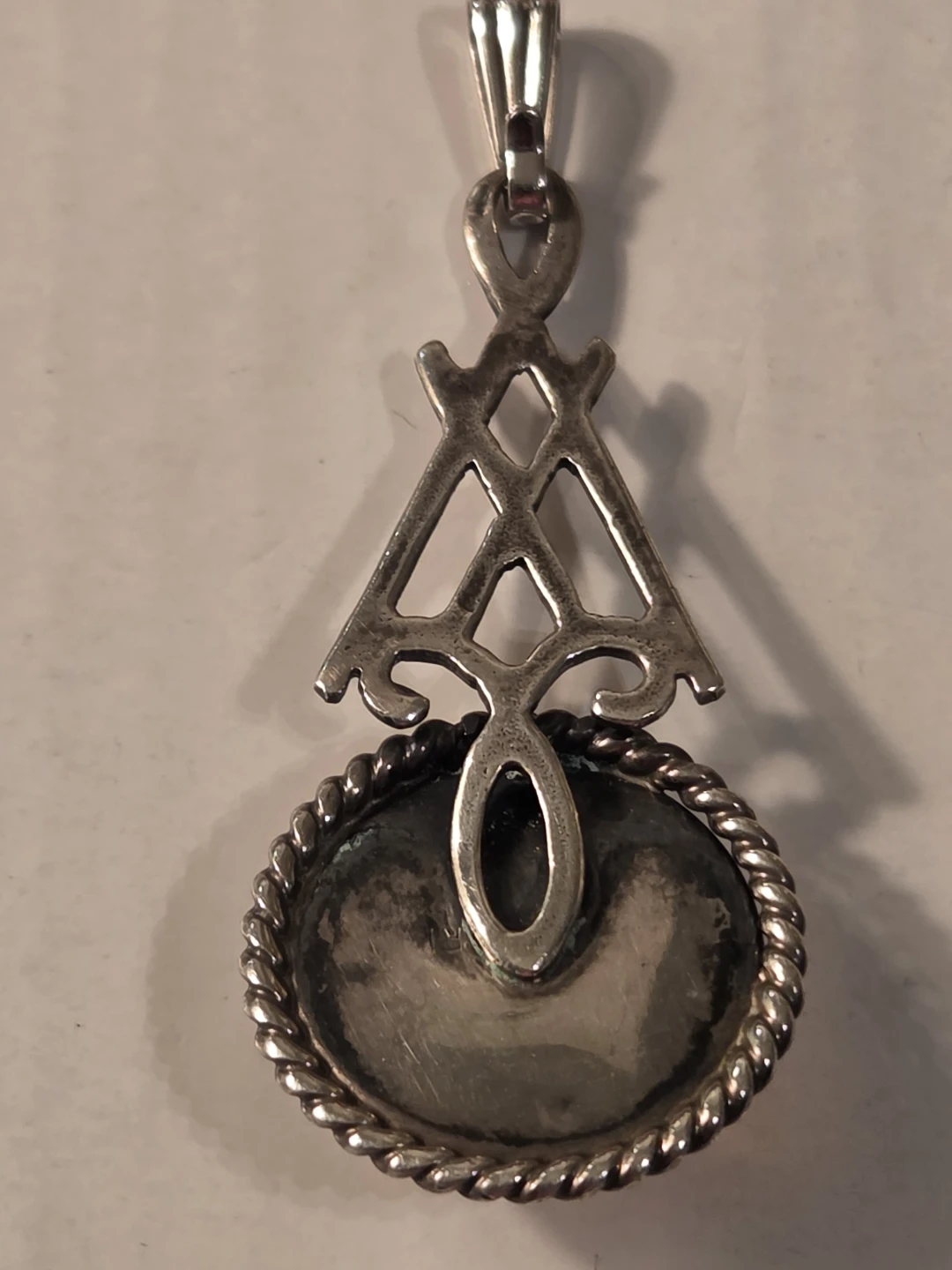 Silver  925 Amber Pendant Necklace - photo 5