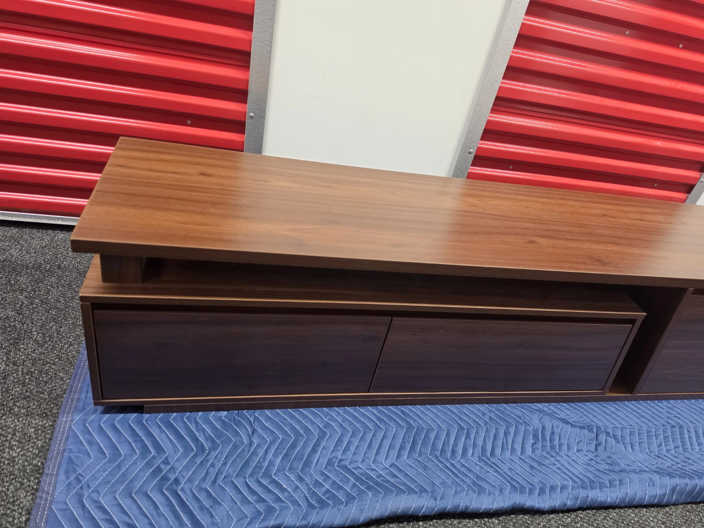 Fero 71"-110" Extendable TV Stand with 3 Drawers - photo 2