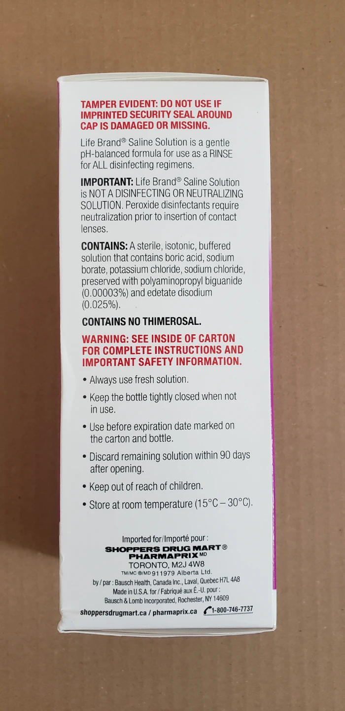 Brand New Saline Solution 355 mL - photo 2