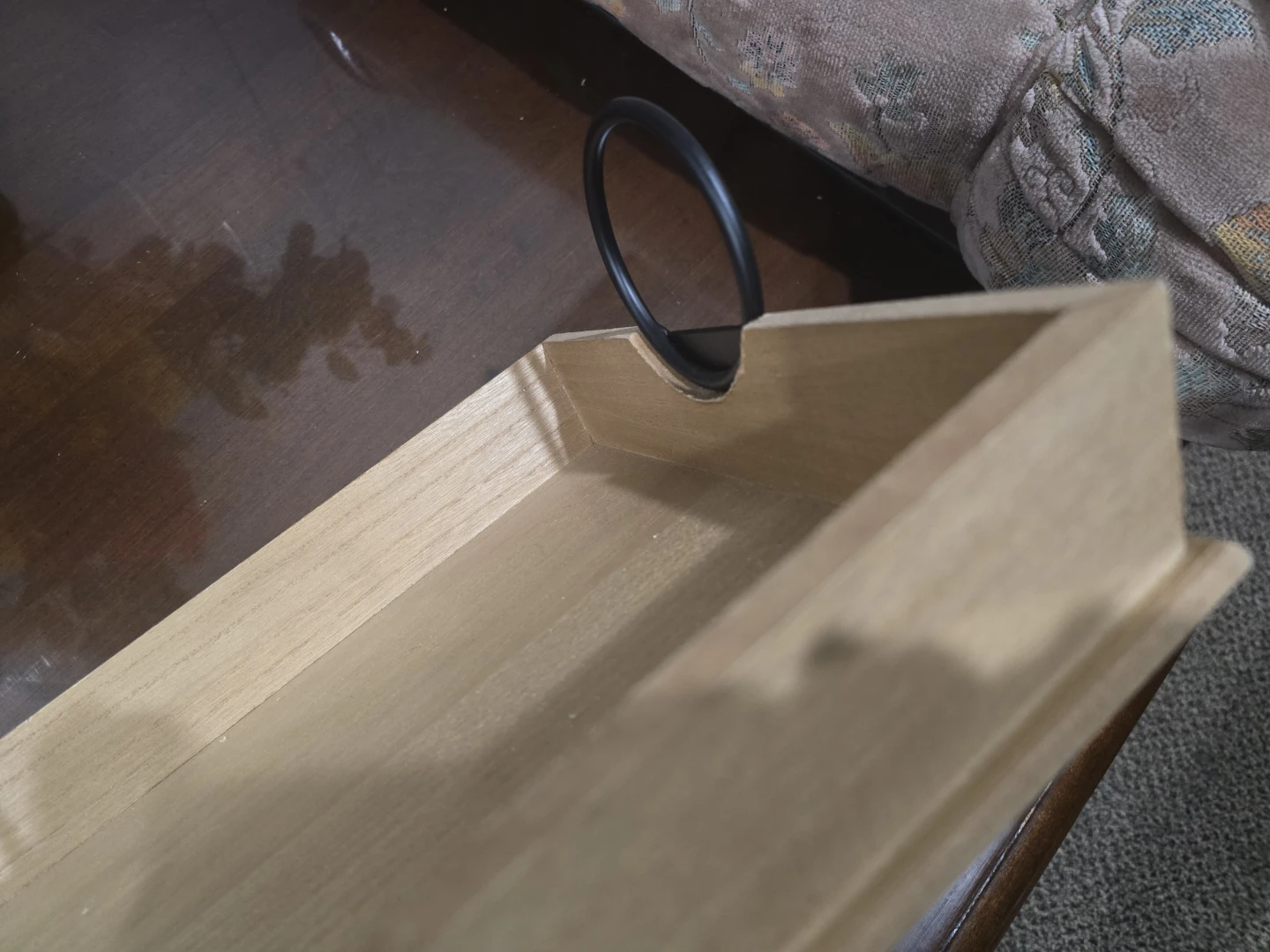 Wooden Serving Tray with Handles - photo 3