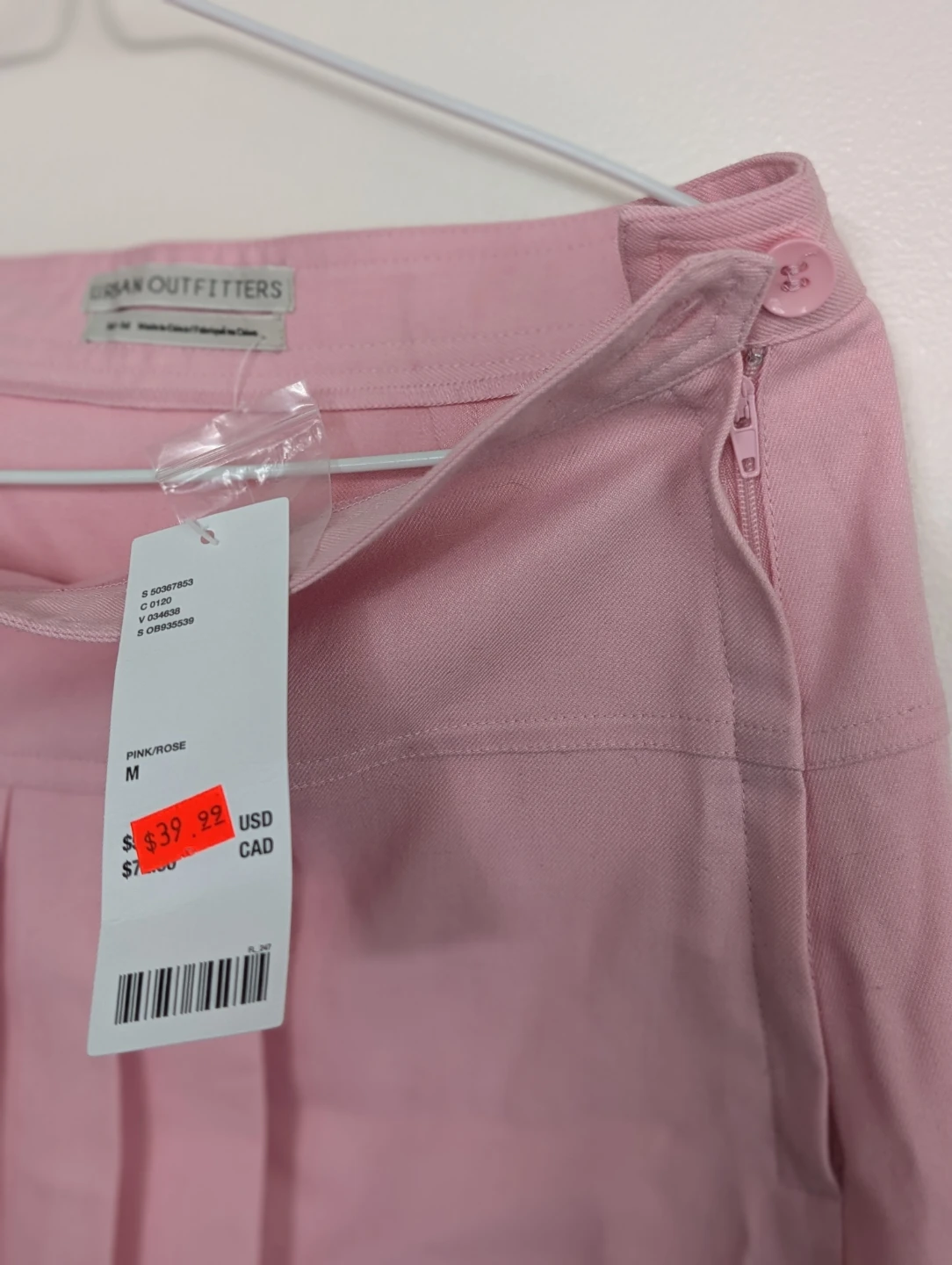 Urban Outfitters Pink Pleated Tennis Skirt Size M - photo 3