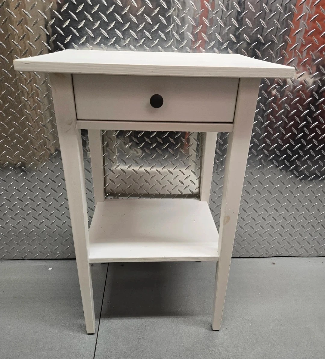 Trio of IKEA HEMNES Solid Wood Nightstands Bedside Tables - photo 4