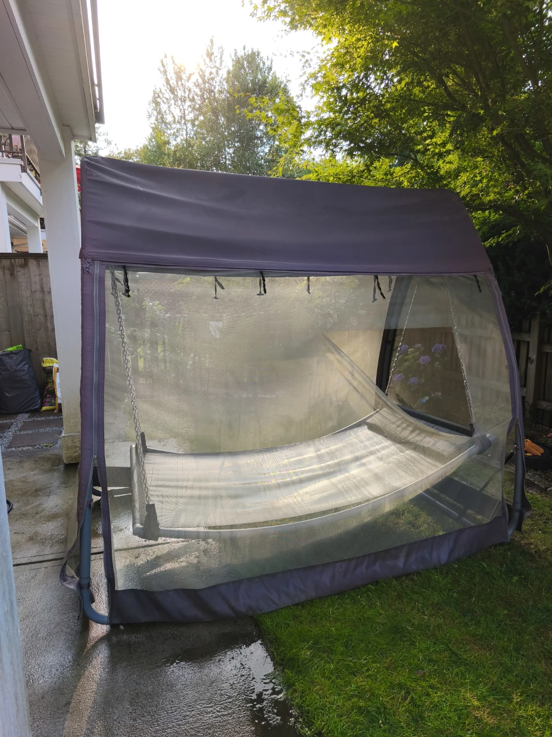 Patio Swing with Mosquito Netting - photo 2