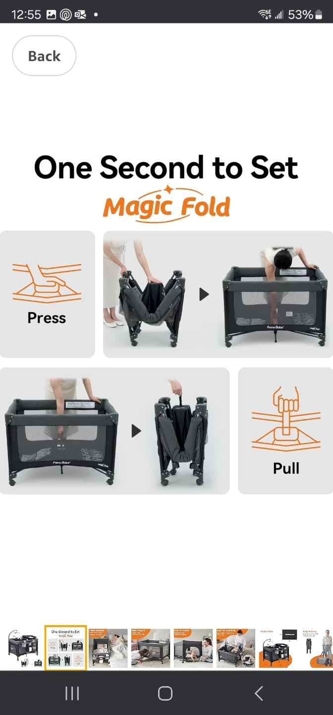 Pamo Babe Playard with Bassinet and Changing Station - photo 5
