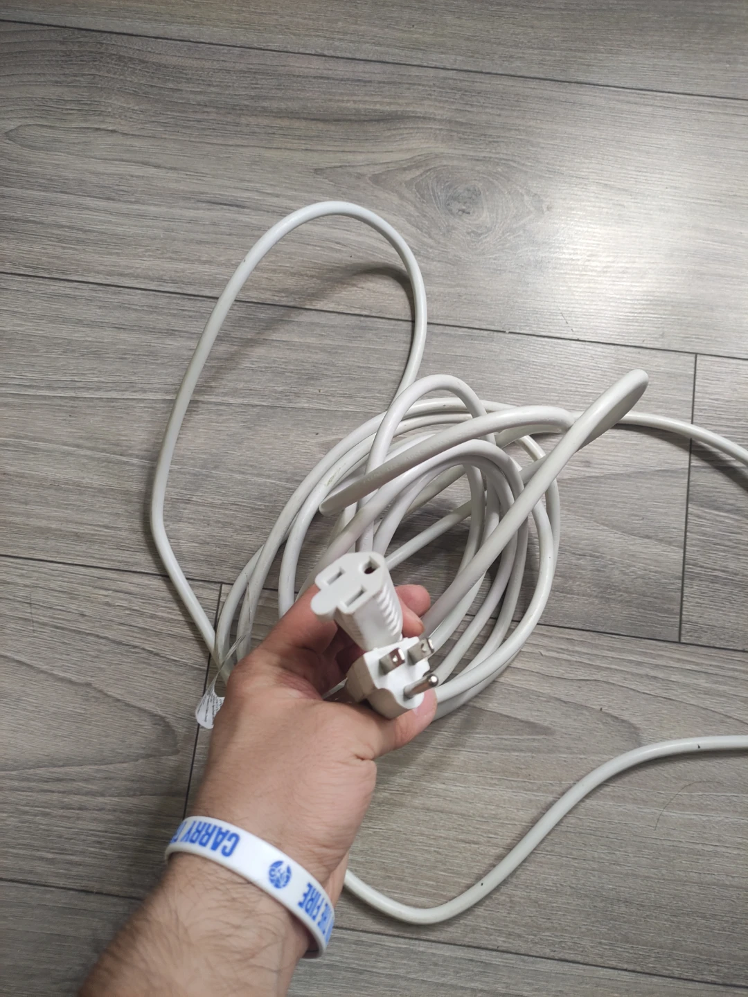 Indoor White Extension Cord -240 ft - photo 2