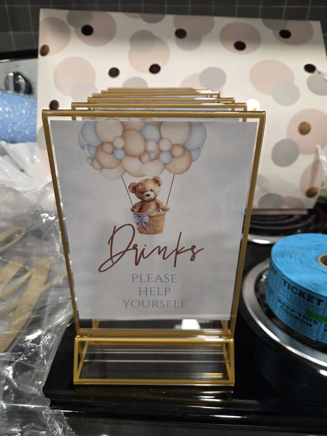 Baby Shower Table Signs (Set of 6)