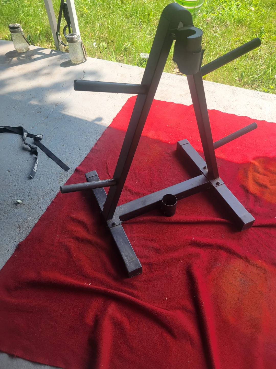 1" HOLE  PLATE TREE 4 HORNS  1 BAR HOLDER
