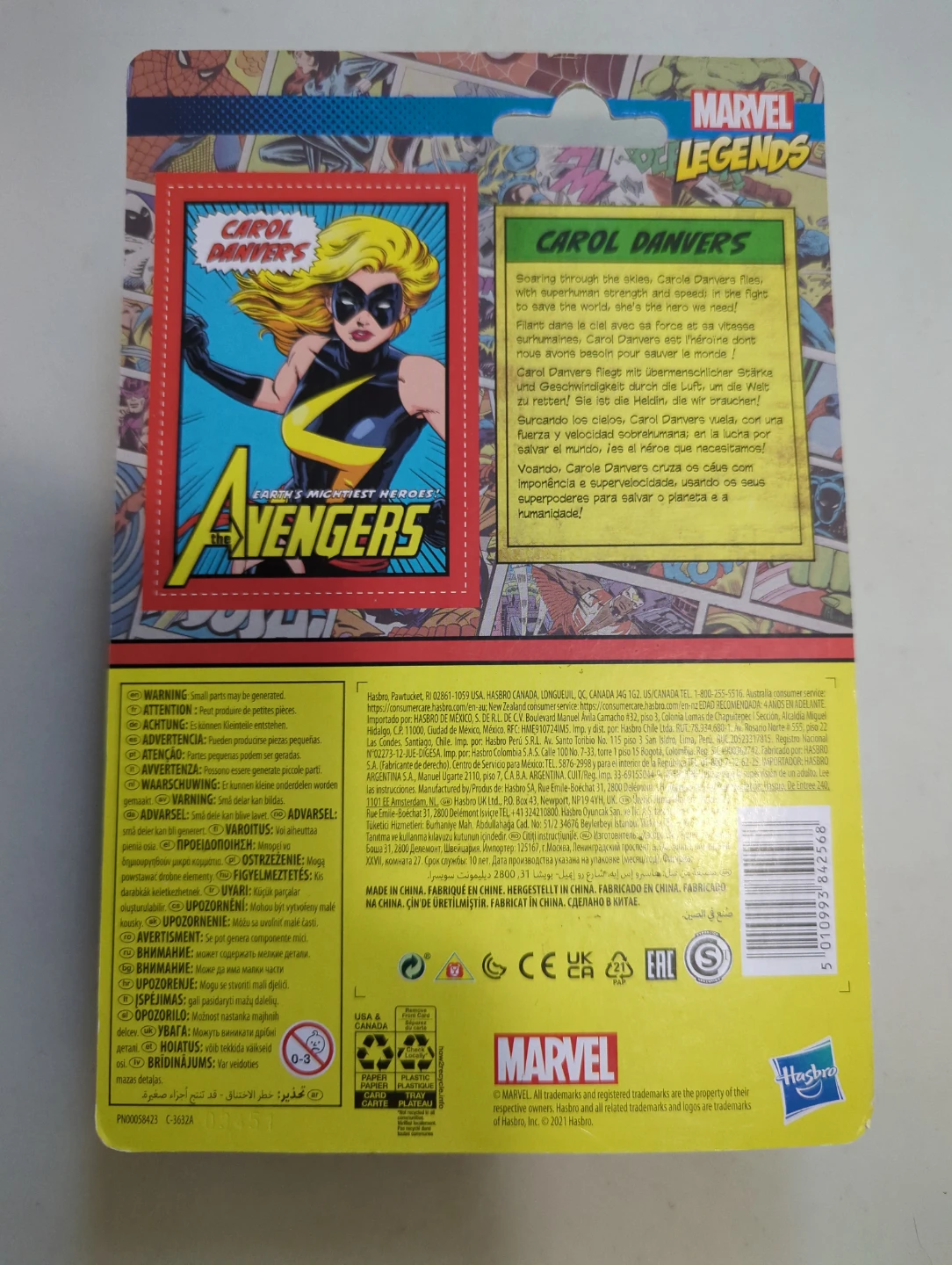 Marvel Legends Avengers Carol Danvers Action Figure - photo 2