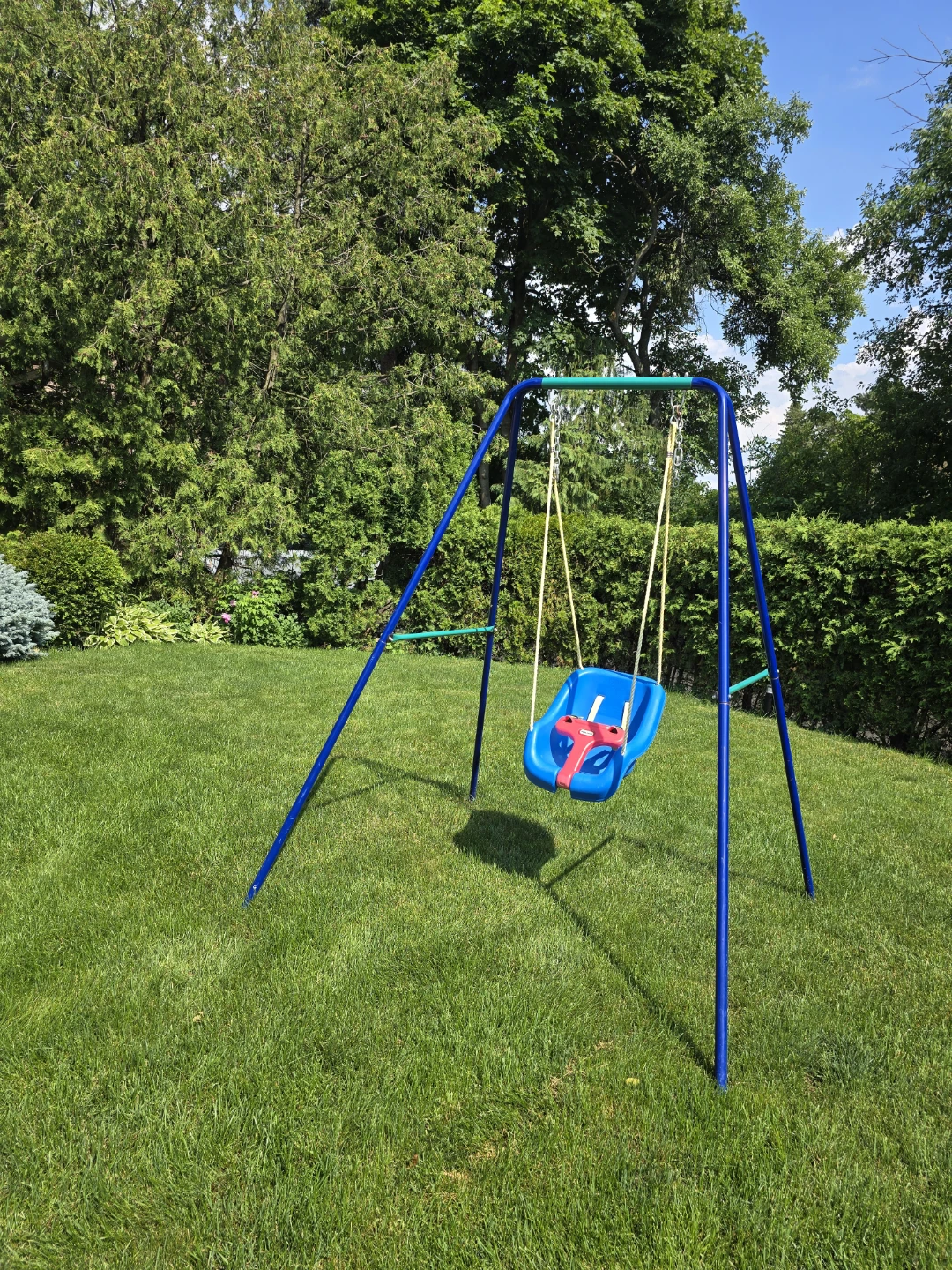 Metal Swing stand + Little Tikes Swing