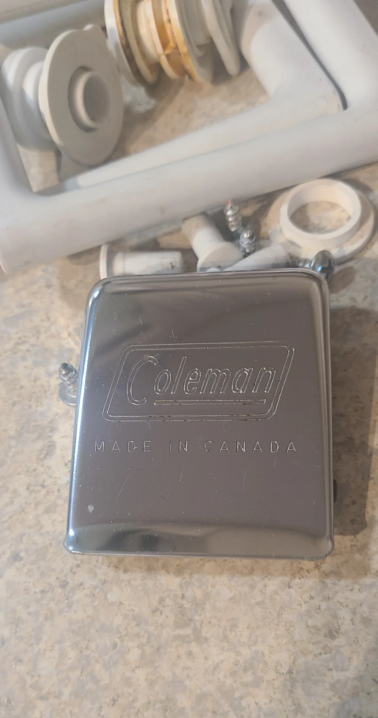 Vintage Coleman Cooler Parts - Latch, Handles, Drains, 1960s/70s - photo 2