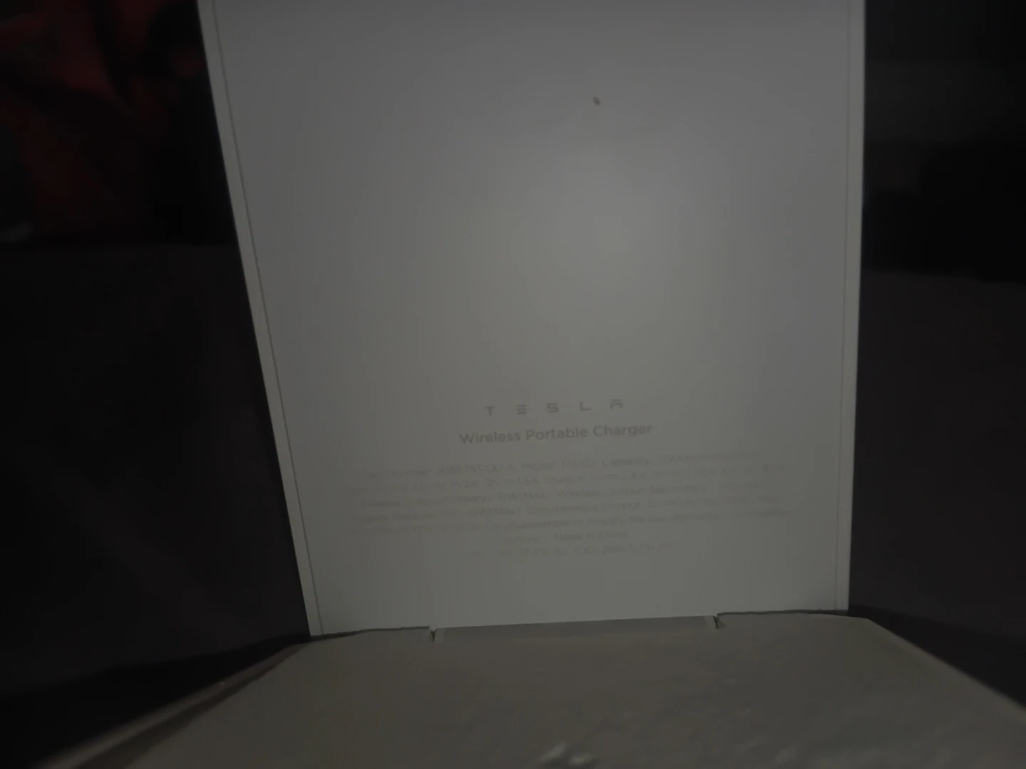 Tesla Wireless Portable Charger - photo 2