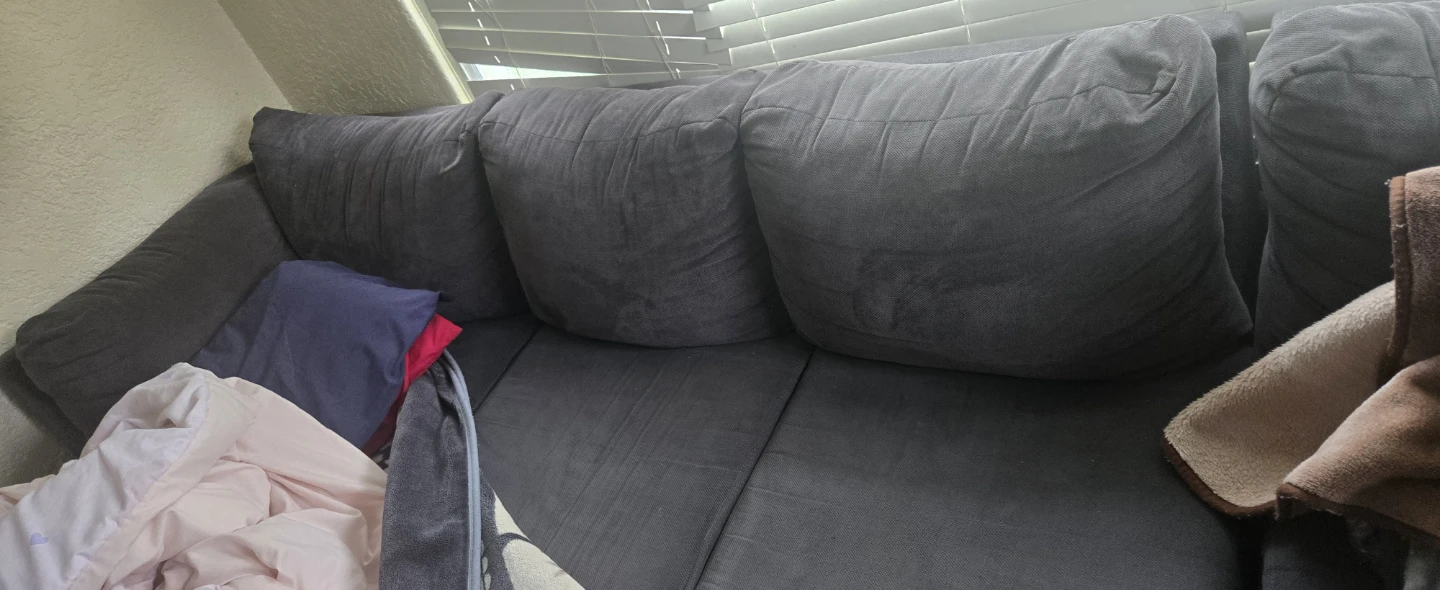 3pc Dark Grey Sectional Sofa FREE DELIVERY