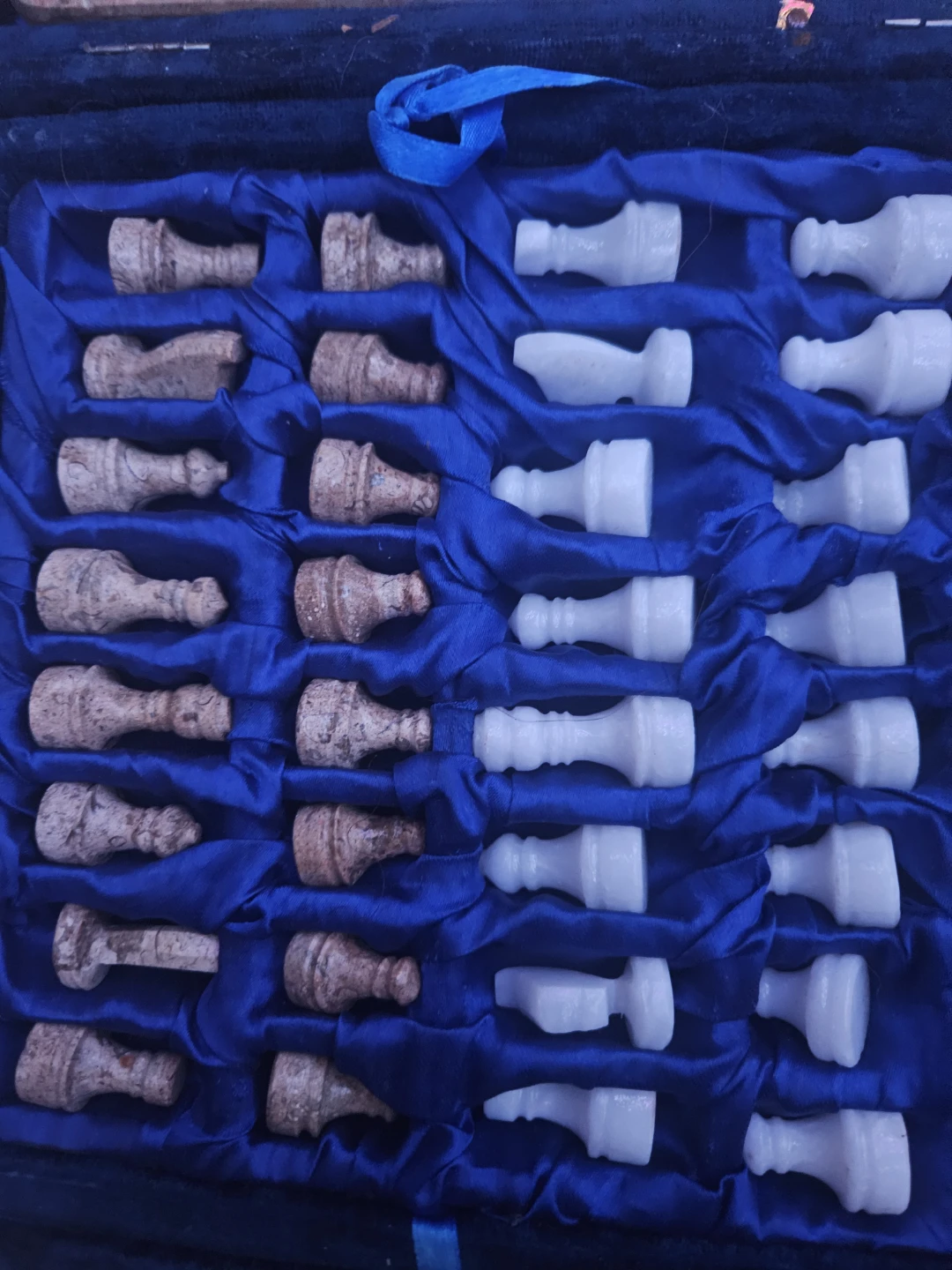 Marble & Granite Chess Set in Presentation Case - photo 2