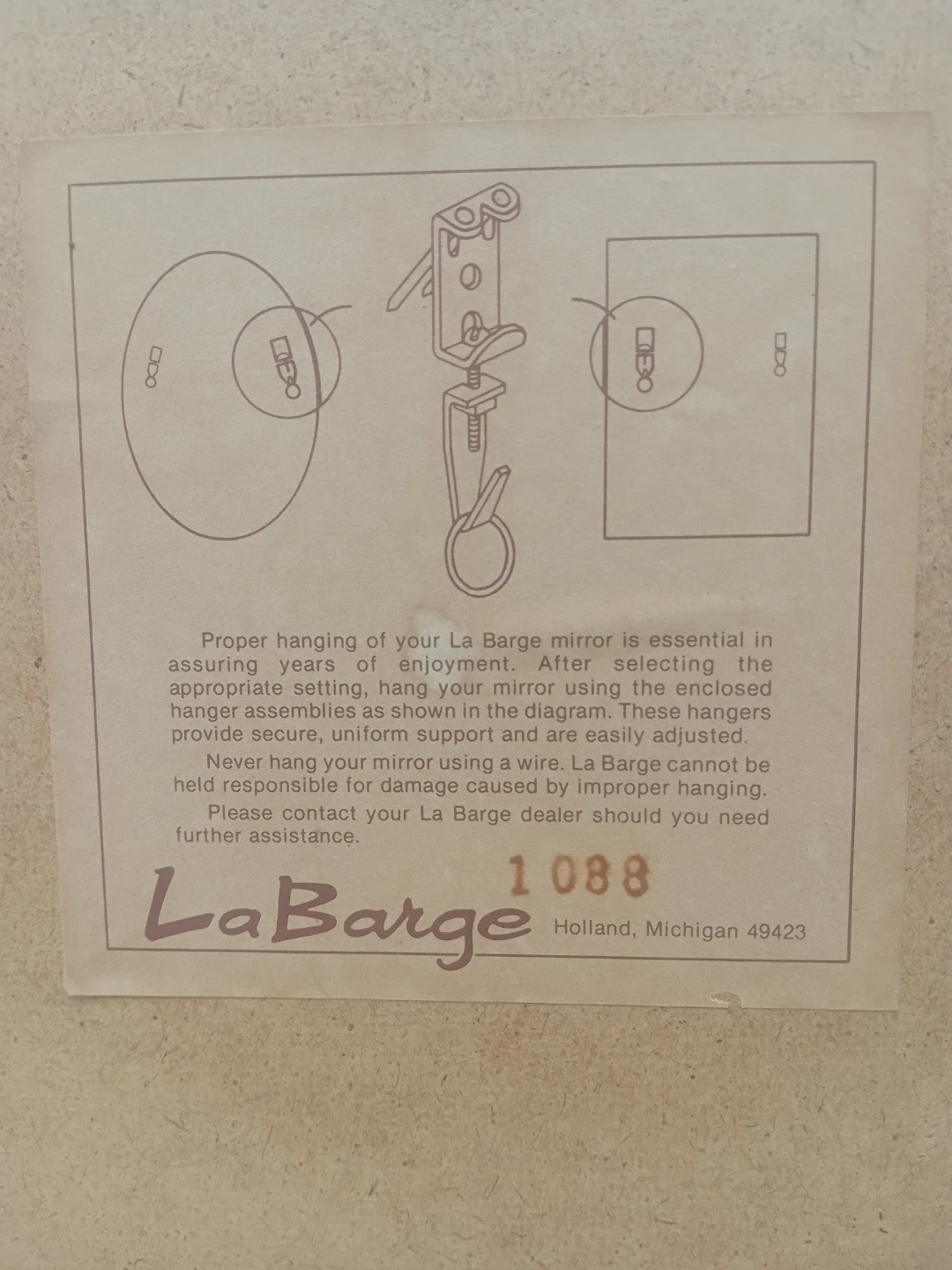 LaBarge Decorative Mirror with Floral Design - photo 5