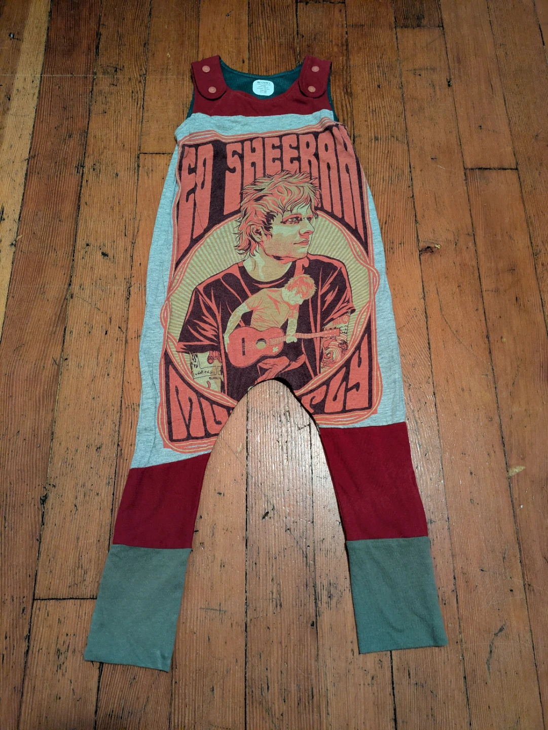Ed Sheeran Graphic Overalls for Kids