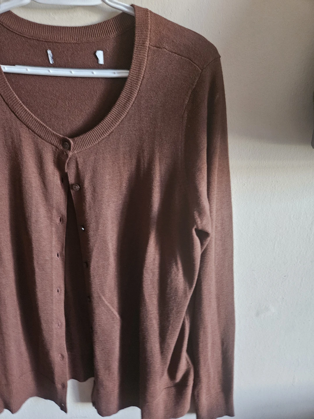 Brown Button-Up Cardigan - photo 2