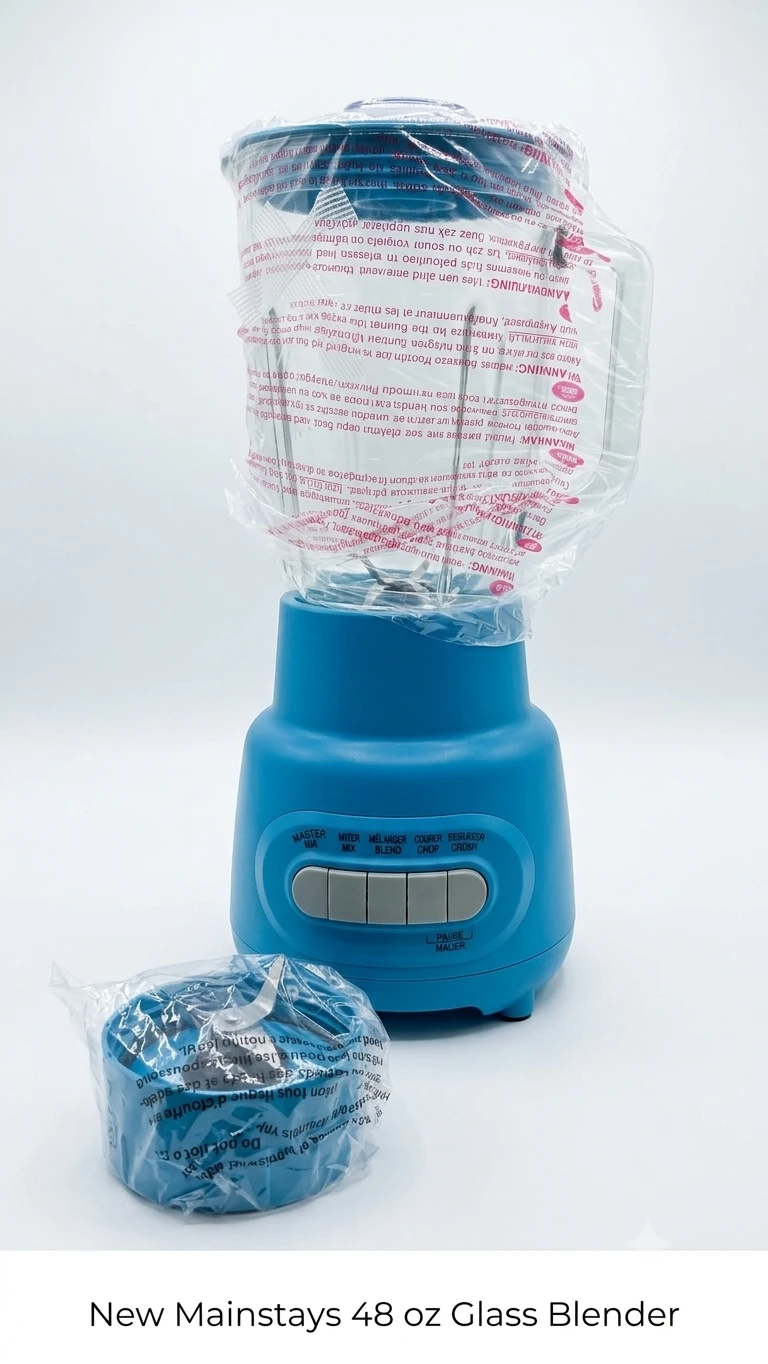 Mainstays 48 oz Glass Blender | Brand New, Unused