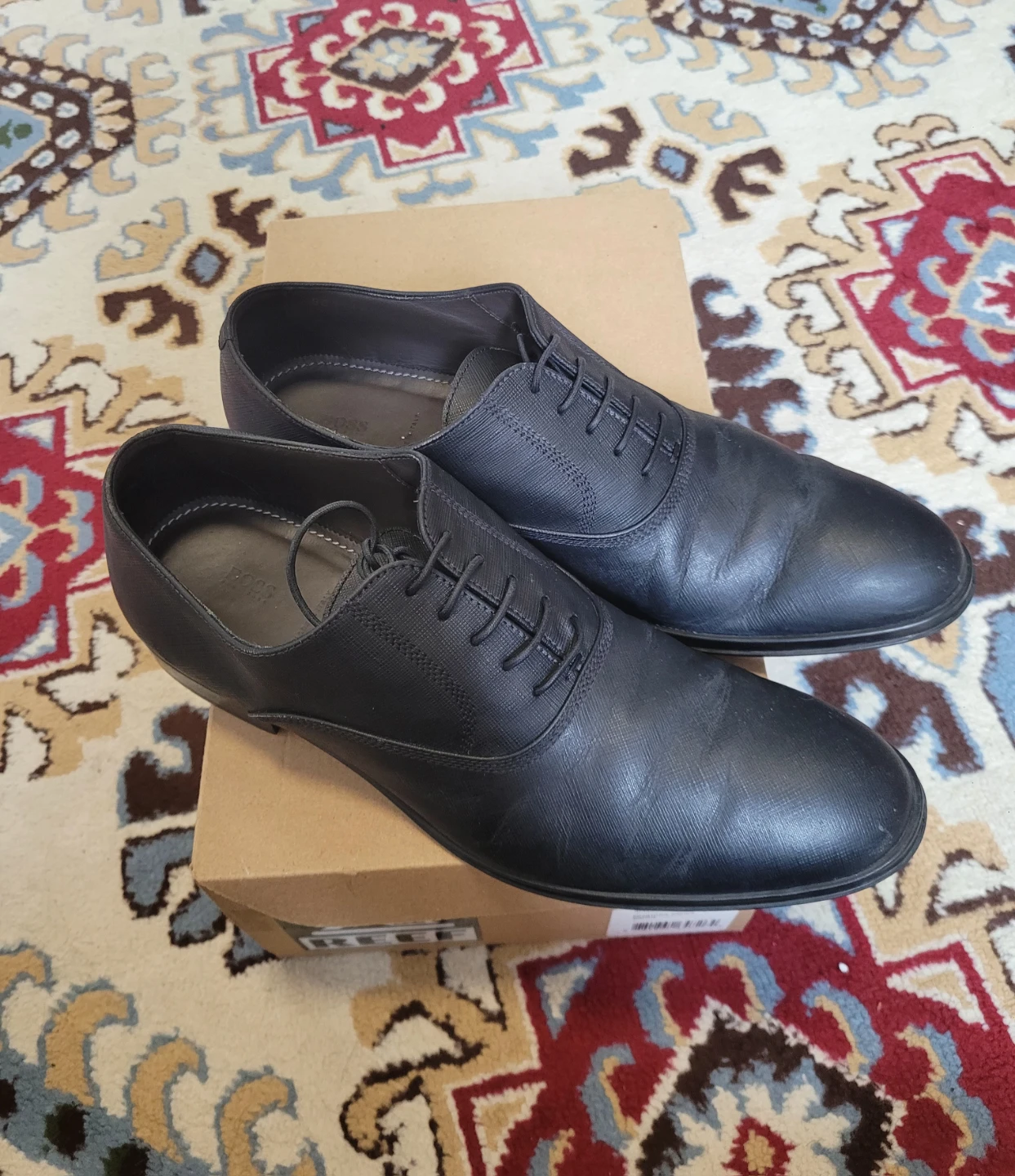 Hugo boss leather shoes