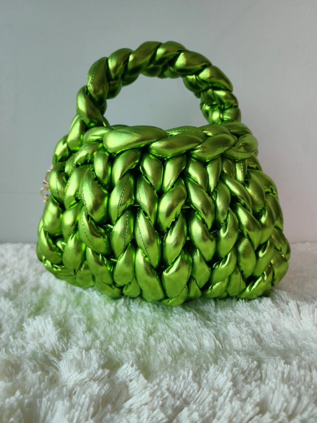 Metallic Crochet Bag - photo 3