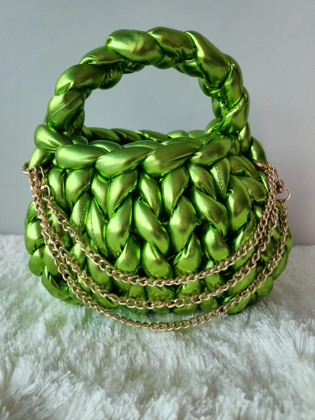 Metallic Crochet Bag - photo 4