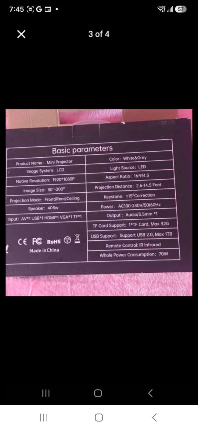 Mini projector . - photo 3