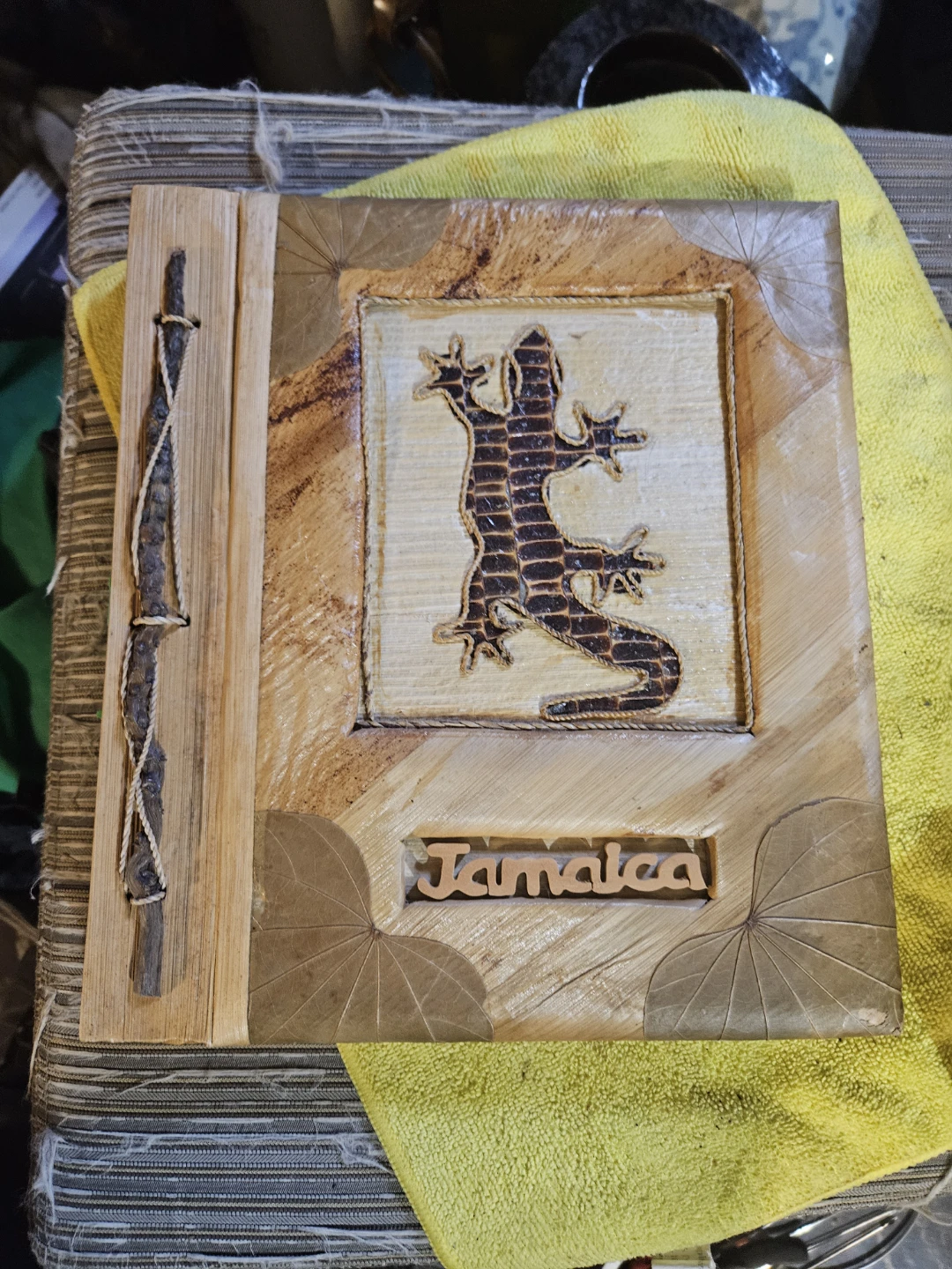 Handmade Wooden Jamaica Photo Album/Scrapbook - photo 3