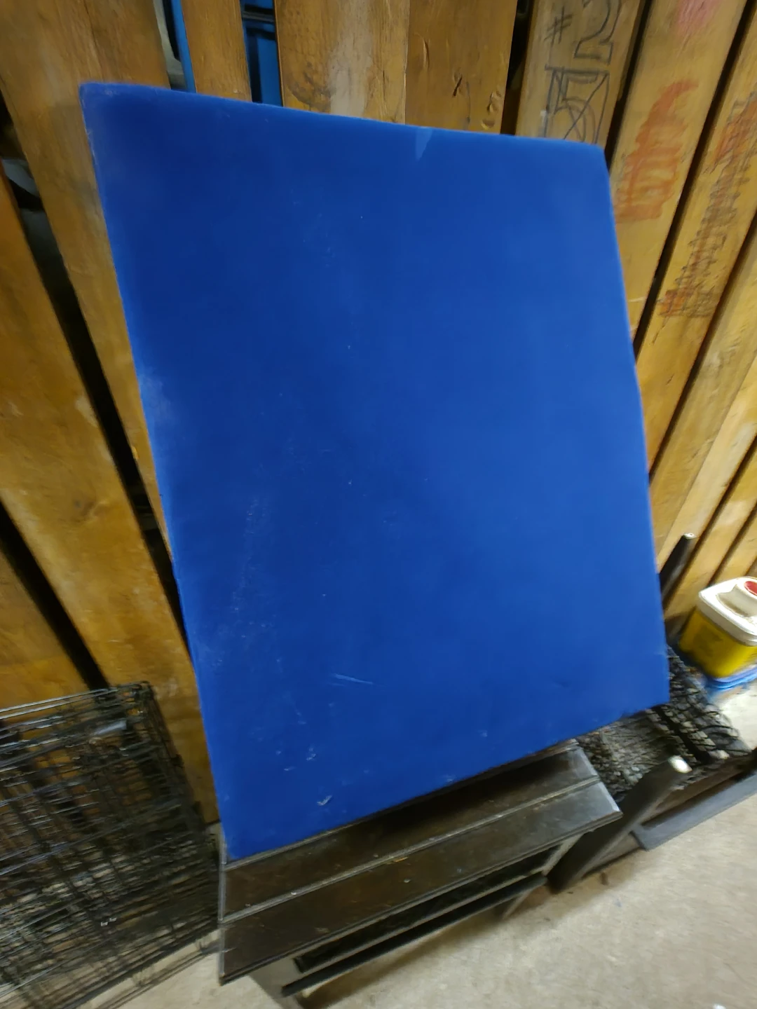 Blue Wedge Pillow