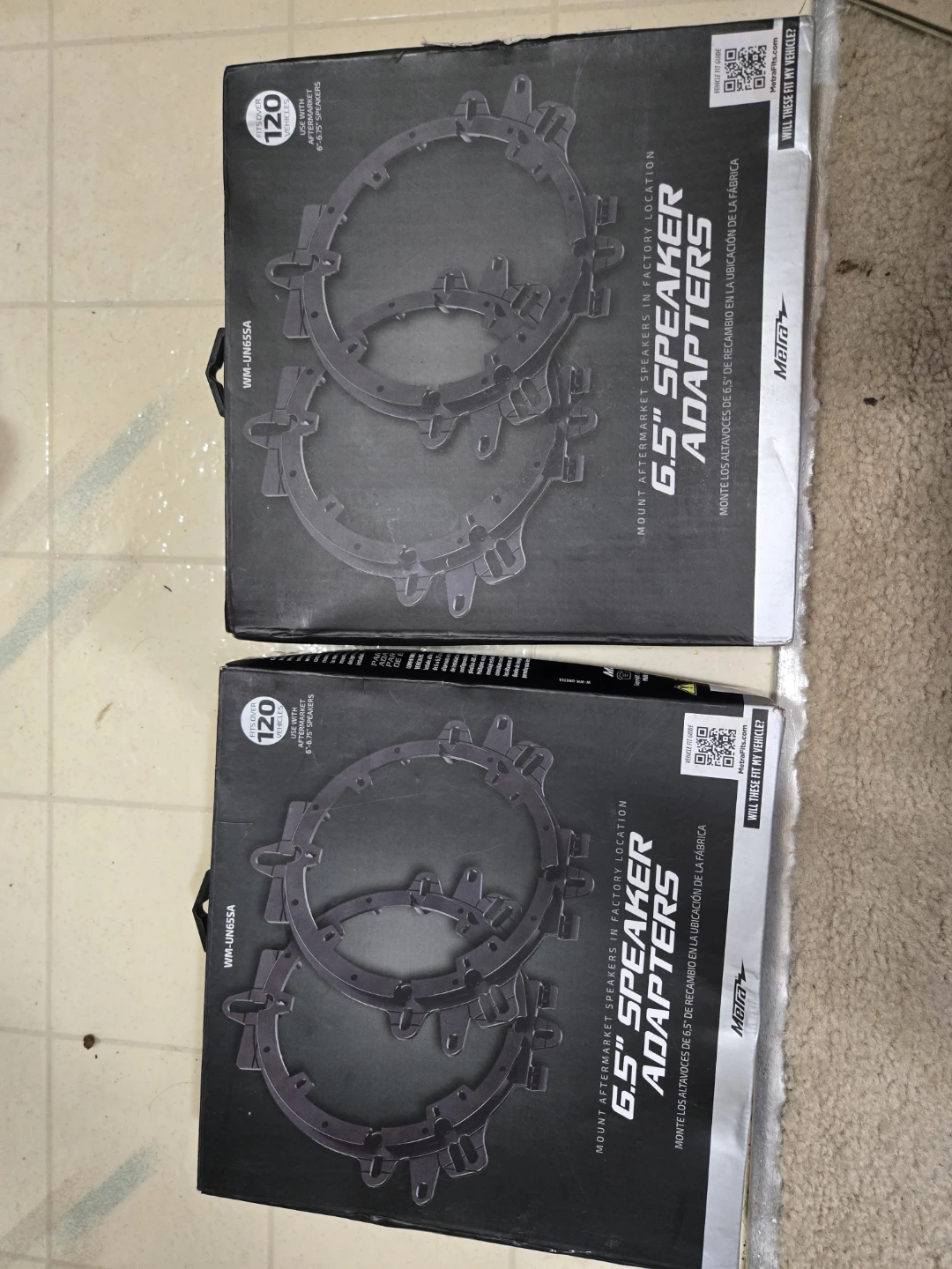 Metra 6.5" Speaker Adapters (2 Pairs)