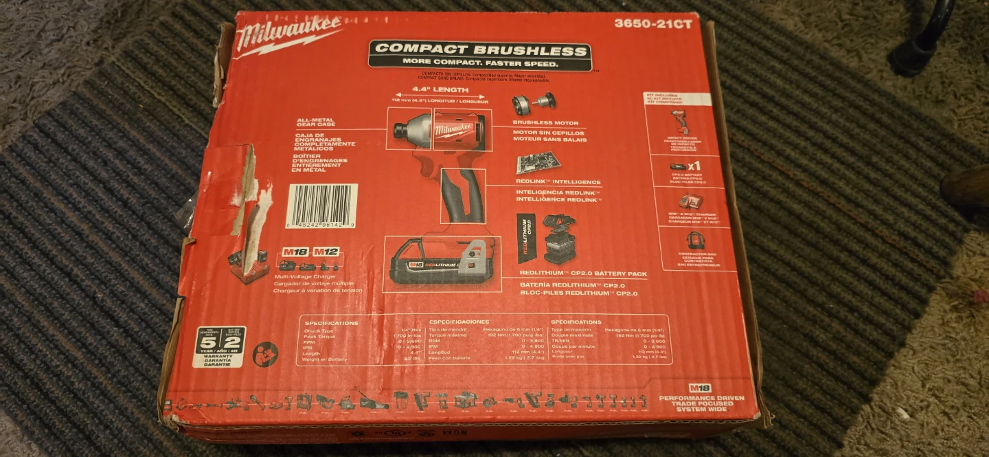 BRAND NEW M18 1/4" IMPACT DRIVER KIT, ONLY ASKING $150 - photo 2