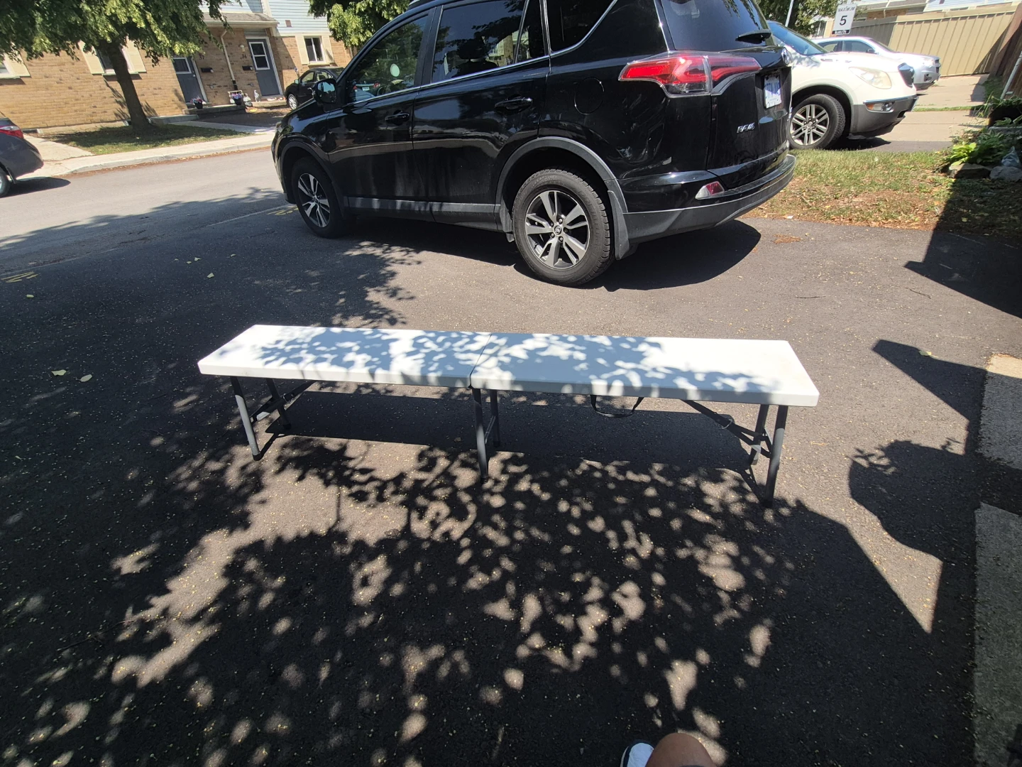 White Folding Sports Bench - photo 2