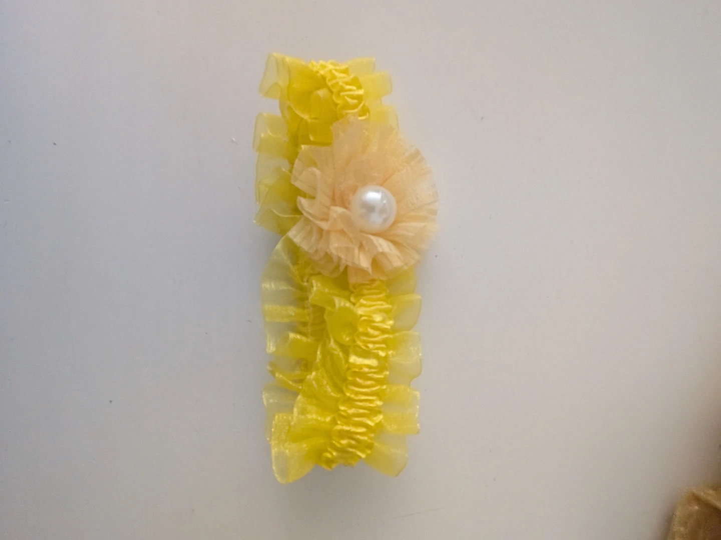 Baby Girl Yellow  Dress with Headband - photo 3